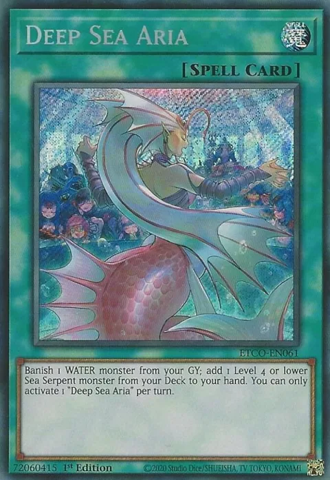 Deep Sea Aria ETCO-EN061 Yu-Gi-Oh card from Eternity Code
