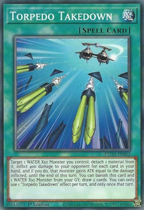 Torpedo Takedown ETCO-EN063 Yu-Gi-Oh card from Eternity Code