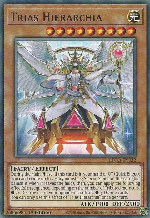 Trias Hierarchia ETCO-EN032 Yu-Gi-Oh card from Eternity Code