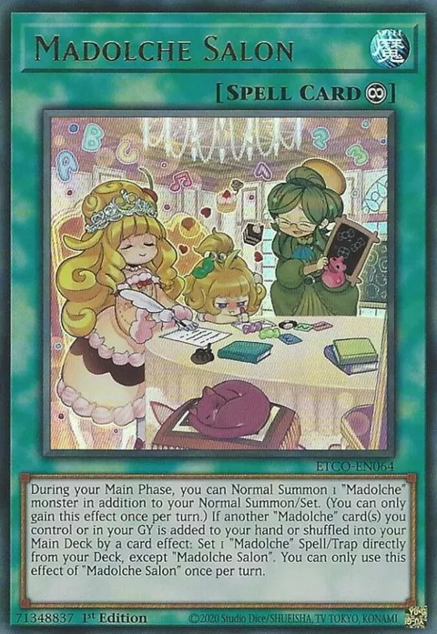 Madolche Salon ETCO-EN064 Yu-Gi-Oh card from Eternity Code