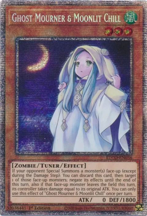 Ghost Mourner & Moonlit Chill Starlight Rare ETCO-EN036 Yu-Gi-Oh card from Eternity Code
