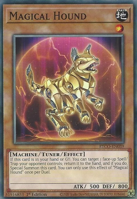 Magical Hound ETCO-EN039 Yu-Gi-Oh card from Eternity Code