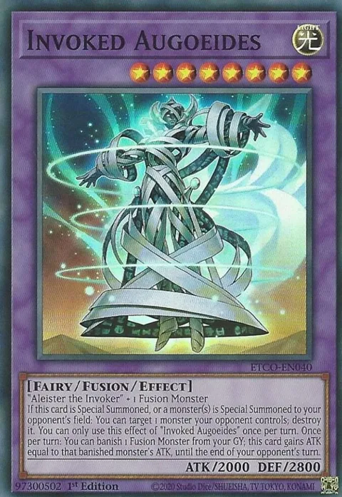 Invoked Augoeides ETCO-EN040 Yu-Gi-Oh card from Eternity Code