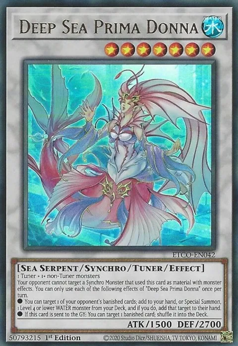Deep Sea Prima Donna ETCO-EN042 Yu-Gi-Oh card from Eternity Code