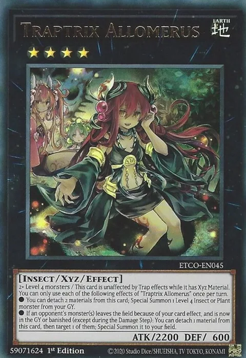 Traptrix Allomerus ETCO-EN045 Yu-Gi-Oh card from Eternity Code