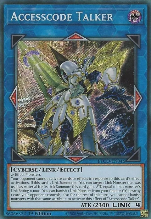 Accesscode Talker ETCO-EN046 Yu-Gi-Oh card from Eternity Code
