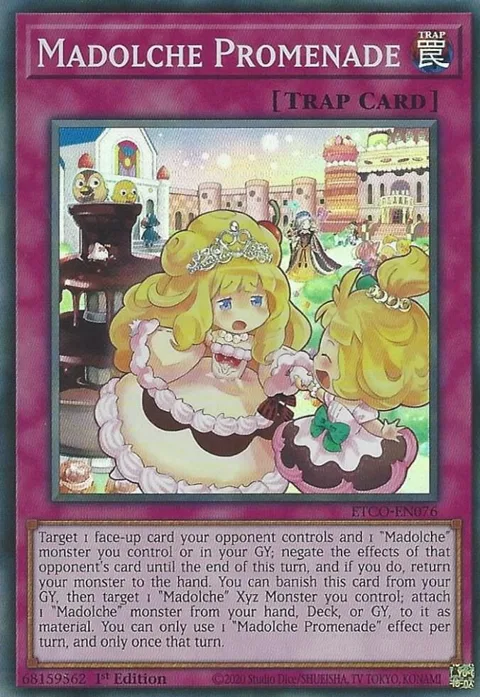 Madolche Promenade ETCO-EN076 Yu-Gi-Oh card from Eternity Code