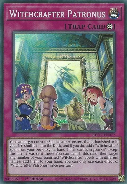 Witchcrafter Patronus ETCO-EN077 Yu-Gi-Oh card from Eternity Code