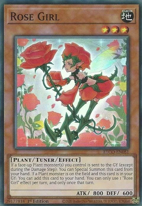 Rose Girl ETCO-EN081 Yu-Gi-Oh card from Eternity Code