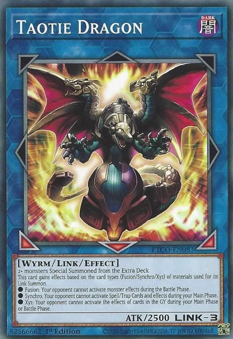 Taotie Dragon ETCO-EN083 Yu-Gi-Oh card from Eternity Code