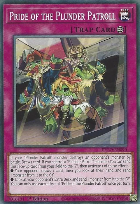 Pride of the Plunder Patroll ETCO-EN090 Yu-Gi-Oh card from Eternity Code