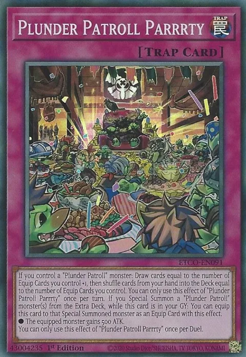 Plunder Patroll Parrrty ETCO-EN091 Yu-Gi-Oh card from Eternity Code