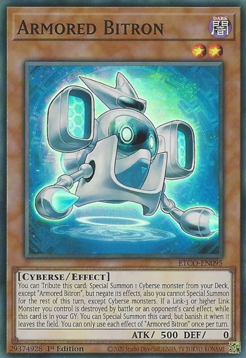 Armored Bitron ETCO-EN095 Yu-Gi-Oh card from Eternity Code
