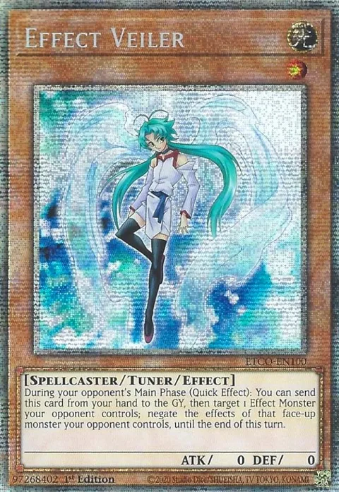 Effect Veiler Starlight Rare ETCO-EN100 Yu-Gi-Oh card from Eternity Code