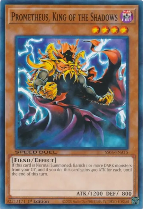 Prometheus, King of the Shadows SS05-ENA15 Yu-Gi-Oh card from Speed Duel Decks: Twisted Nightmares