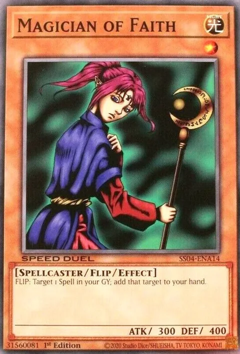 Magician of Faith SS04-ENA14 Yu-Gi-Oh card from Speed Duel Decks: Match of the Millennium