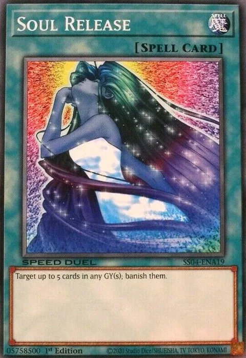 Soul Release SS04-ENA19 Yu-Gi-Oh card from Speed Duel Decks: Match of the Millennium