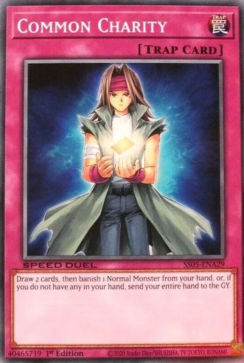 Common Charity SS05-ENA29 Yu-Gi-Oh card from Speed Duel Decks: Twisted Nightmares
