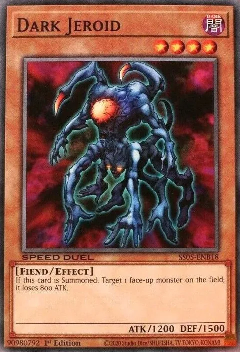 Dark Jeroid SS05-ENB18 Yu-Gi-Oh card from Speed Duel Decks: Twisted Nightmares