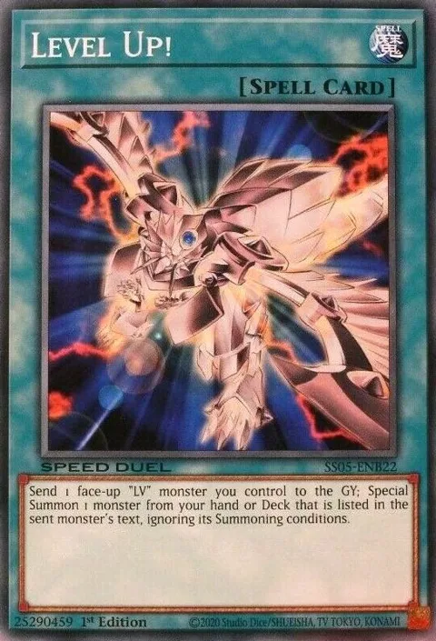 Level Up! SS05-ENB22 Yu-Gi-Oh card from Speed Duel Decks: Twisted Nightmares
