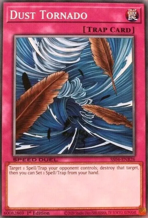 Dust Tornado SS04-ENB26 Yu-Gi-Oh card from Speed Duel Decks: Match of the Millennium