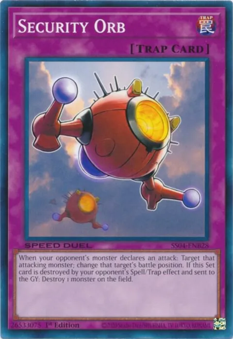 Security Orb SS04-ENB28 Yu-Gi-Oh card from Speed Duel Decks: Match of the Millennium