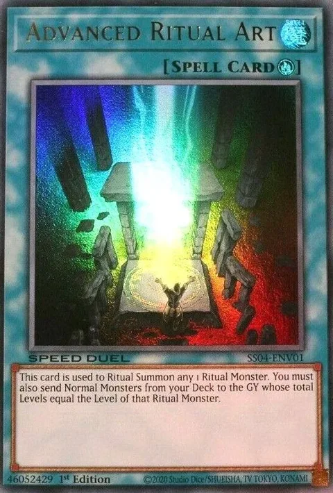 Advanced Ritual Art SS04-ENV01 Yu-Gi-Oh card from Speed Duel Decks: Match of the Millennium