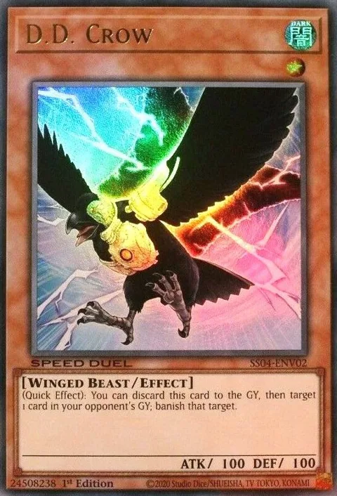 D.D. Crow SS04-ENV02 Yu-Gi-Oh card from Speed Duel Decks: Match of the Millennium