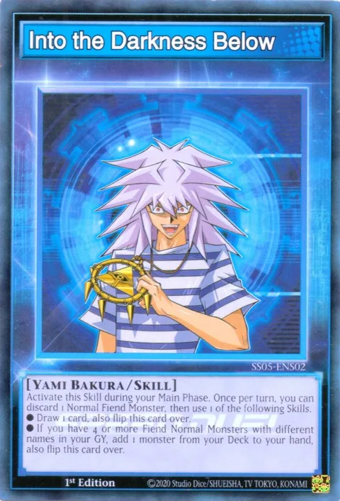 Into the Darkness Below SS05-ENS02 Yu-Gi-Oh card from Speed Duel Decks: Twisted Nightmares