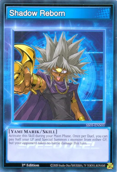Shadow Reborn SS05-ENS03 Yu-Gi-Oh card from Speed Duel Decks: Twisted Nightmares
