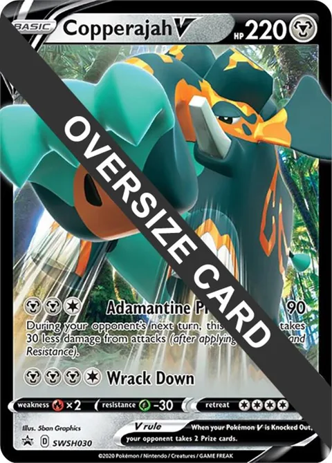 Copperajah V #SWSH030 Holofoil Pokémon card from Jumbo Cards