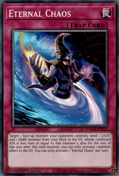 Eternal Chaos TOCH-EN010 1st Edition Yu-Gi-Oh card from Toon Chaos