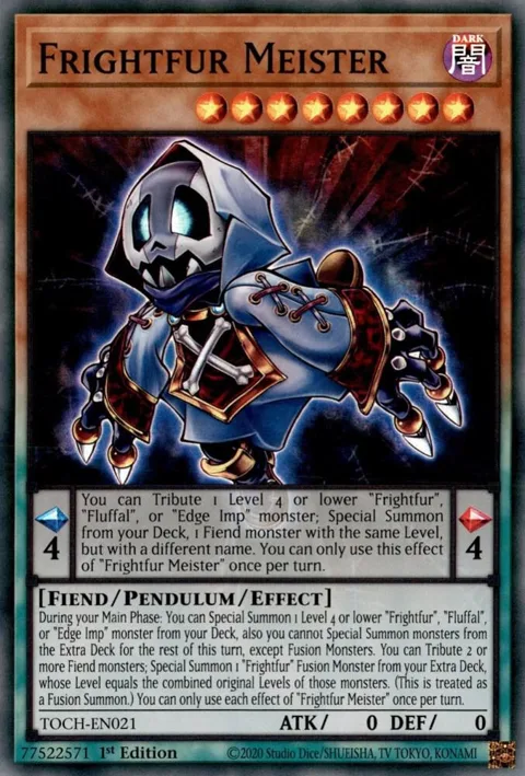 Frightfur Meister TOCH-EN021 Unlimited Yu-Gi-Oh card from Toon Chaos
