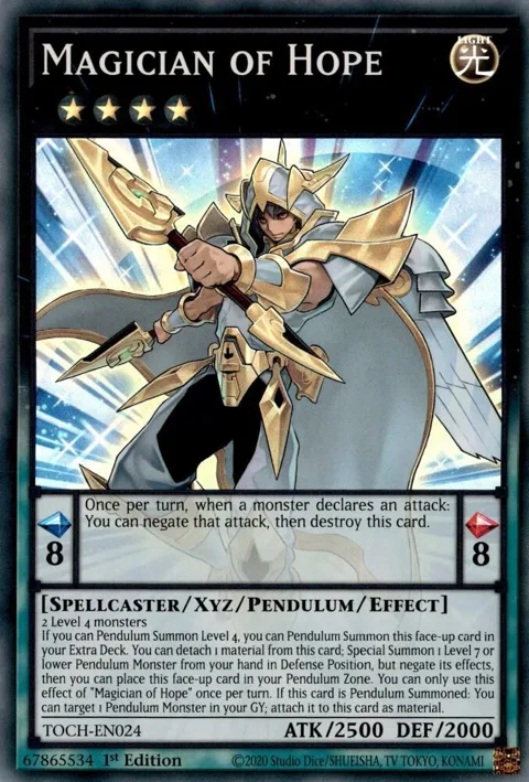 Magician of Hope TOCH-EN024 Unlimited Yu-Gi-Oh card from Toon Chaos