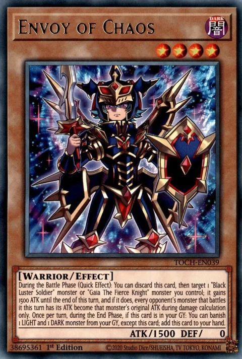 Envoy of Chaos TOCH-EN039 Unlimited Yu-Gi-Oh card from Toon Chaos