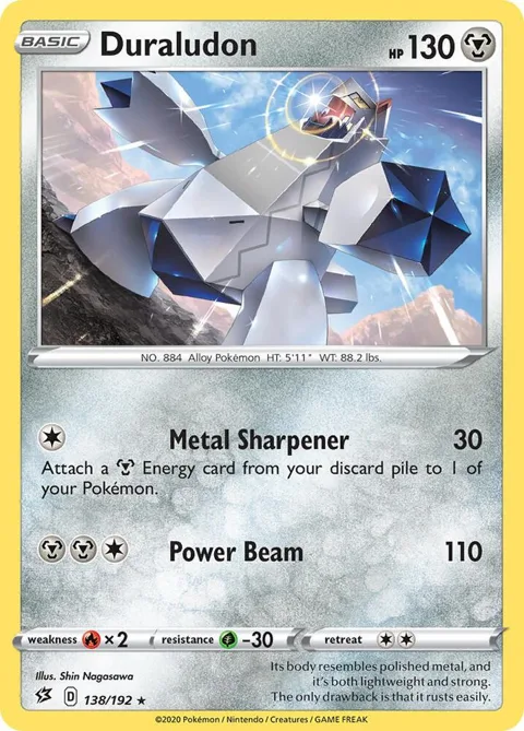 Duraludon - 138/192 SWSH Rebel Clash #138/192 Pokémon card from Deck Exclusives