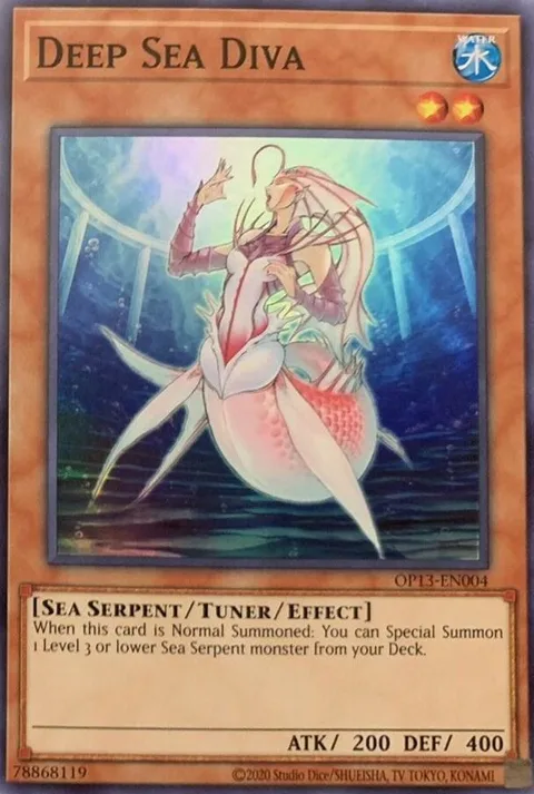 Deep Sea Diva OP13-EN004 Yu-Gi-Oh card from OTS Tournament Pack 13