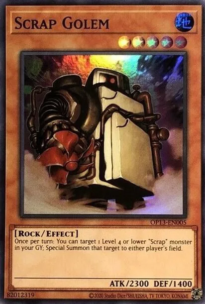 Scrap Golem OP13-EN005 Yu-Gi-Oh card from OTS Tournament Pack 13