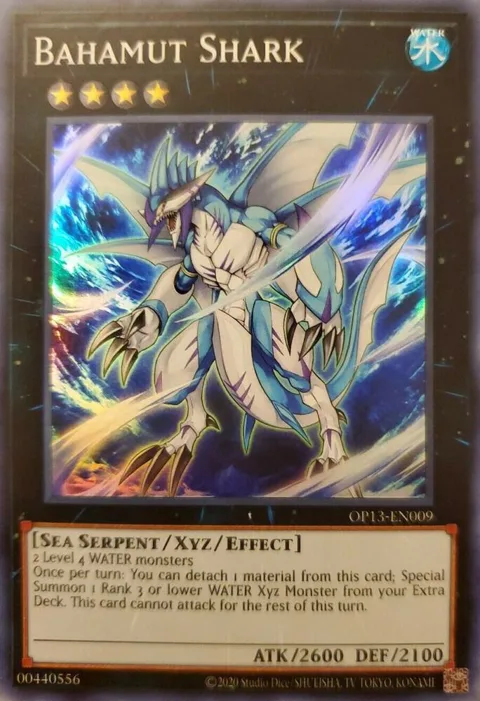 Bahamut Shark OP13-EN009 Yu-Gi-Oh card from OTS Tournament Pack 13