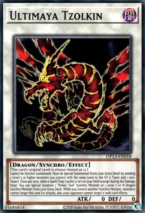 Ultimaya Tzolkin OP13-EN018 Yu-Gi-Oh card from OTS Tournament Pack 13