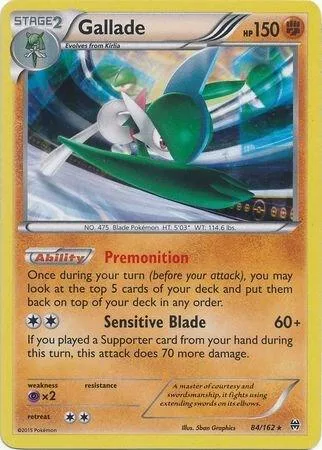 Gallade - 84/162 Cosmos Holo #084/162 Holofoil Pokémon card from Blister Exclusives