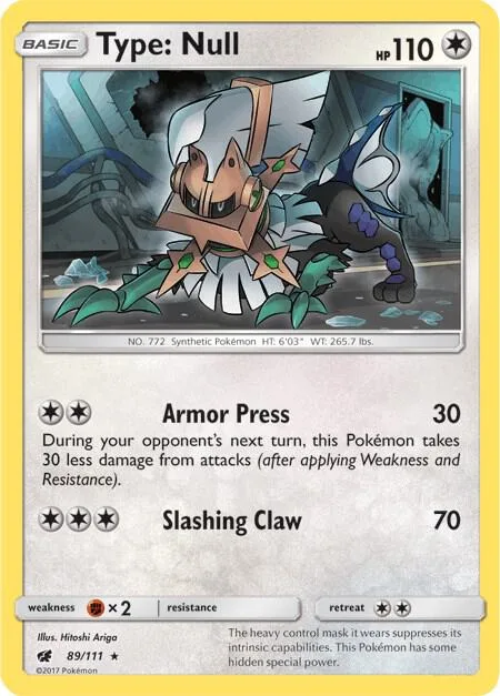 Type: Null - 89/111 SM Crimson Invasion #089/111 Pokémon card from Deck Exclusives
