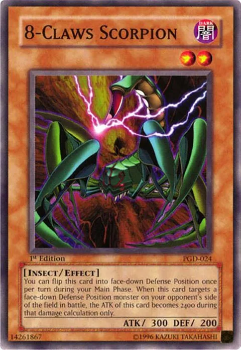 8-Claws Scorpion PGD-024 Unlimited Yu-Gi-Oh card from Pharaonic Guardian