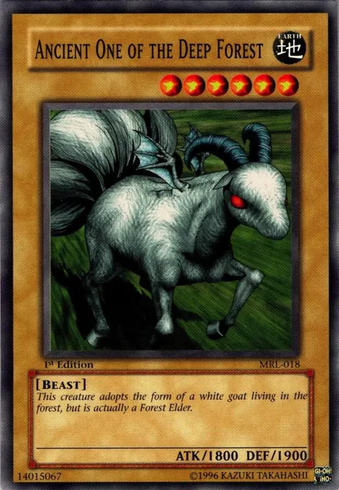 Ancient One of the Deep Forest MRL-018 Unlimited Yu-Gi-Oh card from Magic Ruler