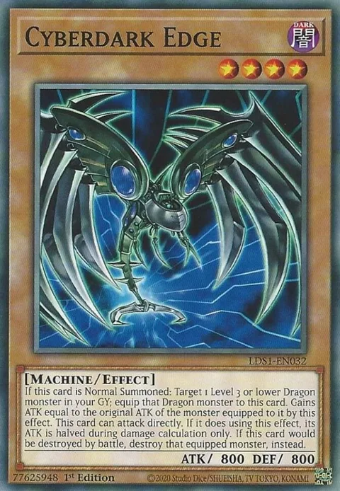 Cyberdark Edge LDS1-EN032 Yu-Gi-Oh card from Legendary Duelists: Season 1