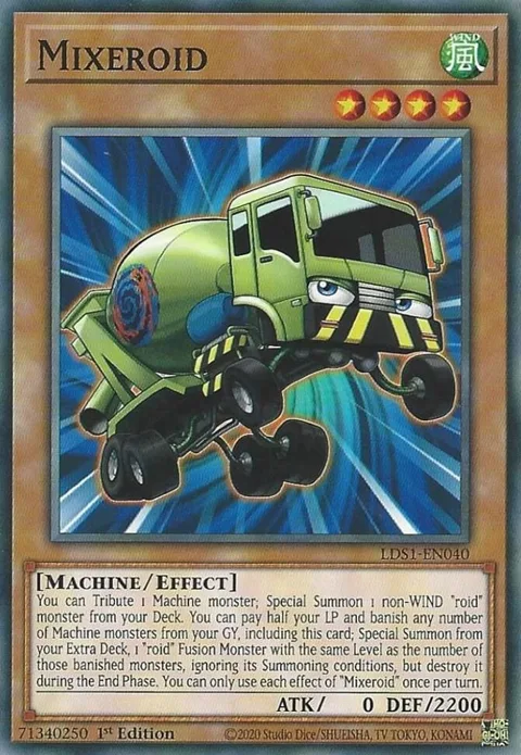 Mixeroid LDS1-EN040 Yu-Gi-Oh card from Legendary Duelists: Season 1