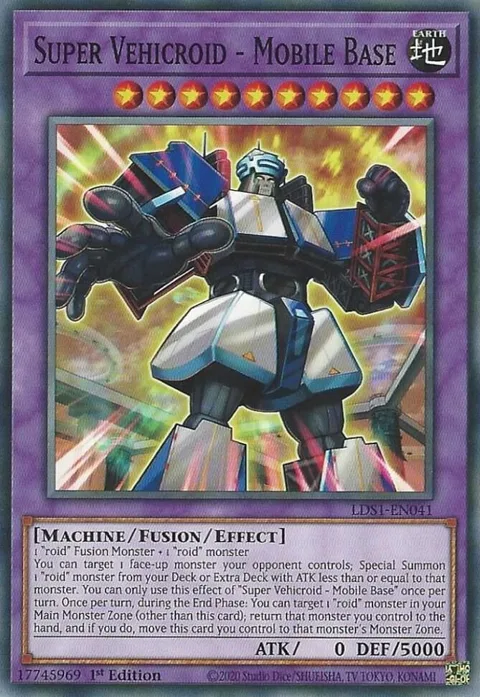 Super Vehicroid - Mobile Base LDS1-EN041 Yu-Gi-Oh card from Legendary Duelists: Season 1