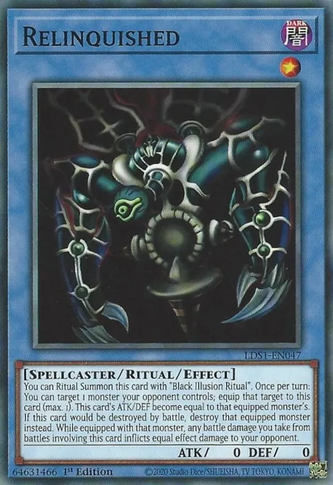Relinquished LDS1-EN047 Yu-Gi-Oh card from Legendary Duelists: Season 1
