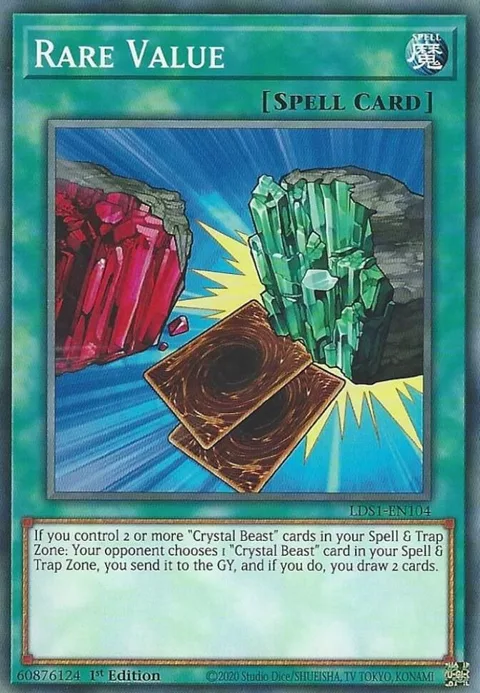 Rare Value LDS1-EN104 Yu-Gi-Oh card from Legendary Duelists: Season 1