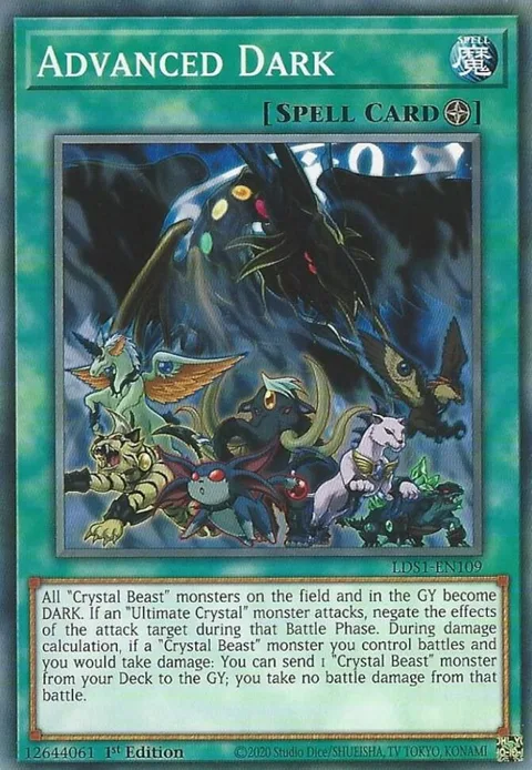Advanced Dark LDS1-EN109 Yu-Gi-Oh card from Legendary Duelists: Season 1